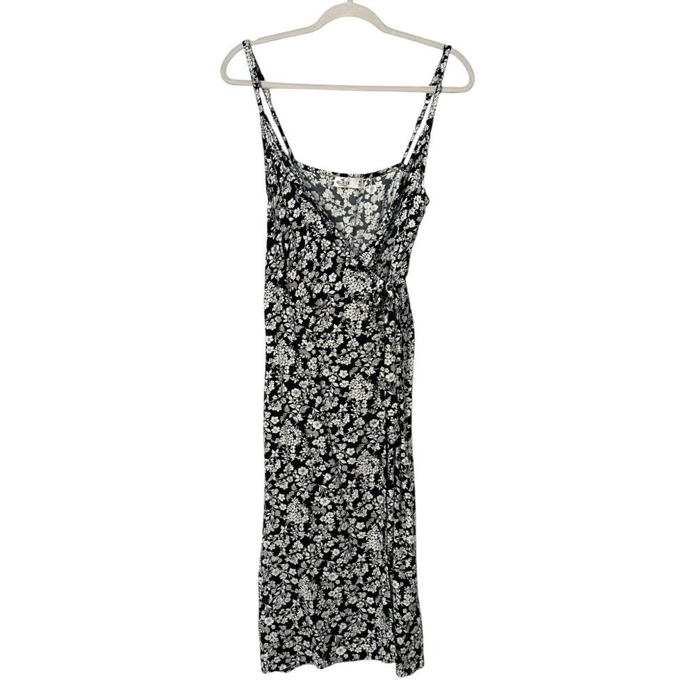 Hollister Wrap Front Slip Midi Dress